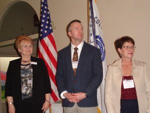 New chapters officers. L-R: President elect Evelyn Brady, 1VP Jeremy Baenen, 2VP Yvette Brown-Wahler